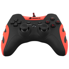 GameBooster GB-J54R PS3 / PC Uyumlu Kırmızı Kablolu Dualshock Titreşimli Gamepad