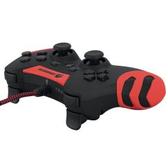 GameBooster GB-J54R PS3 / PC Uyumlu Kırmızı Kablolu Dualshock Titreşimli Gamepad