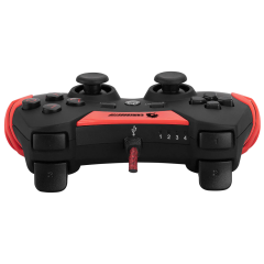 GameBooster GB-J54R PS3 / PC Uyumlu Kırmızı Kablolu Dualshock Titreşimli Gamepad