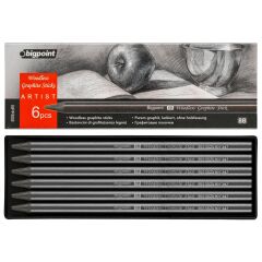 Bigpoint Grafit Kurşun Kalem 8B 6'lı Kutu