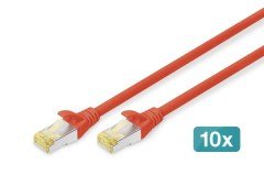 Digitus DK-1644-A-030/R Cat 6A S/FTP 3m Kırmızı